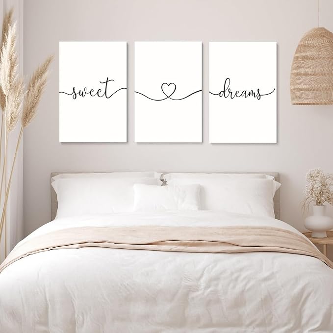 GUBIYU Sweet Dreams Wall Art for Bedrooms - Image 5