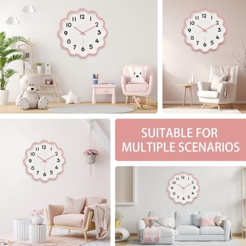 HZDHCLH Wall Clocks Battery Operated 12 Inch Cloud Shaped Wall Clock Silent Non - Image 6