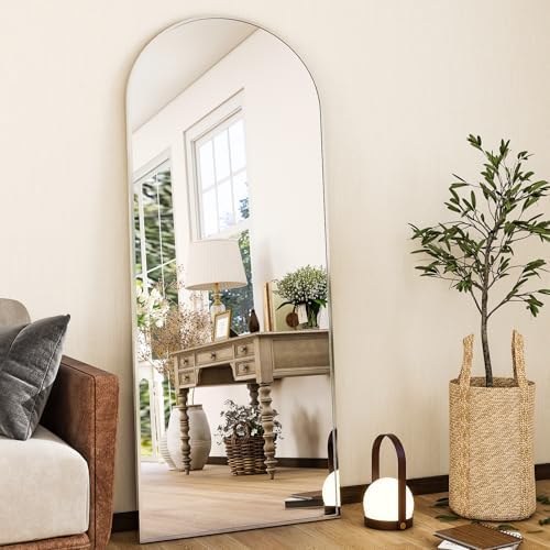 HARRITPURE 56"x21" Arched Full Length Mirror Floor Mirrors by HARRITPUREHome