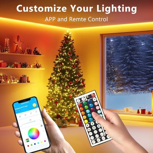 DAYBETTER LED Strip Lights 110ft, Smart Lighting Strips - Image 2