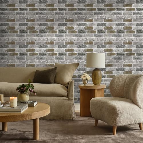 COMSTICKC 3D Faux Brick Wall Panels Peel and Stick - Image 2