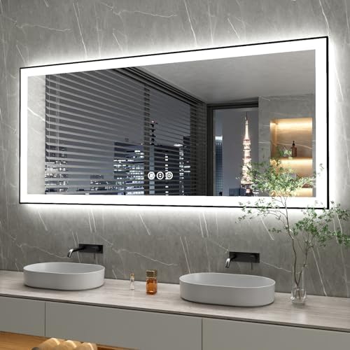 60x28 Inch LED Bathroom Mirror by ISTRIPMF