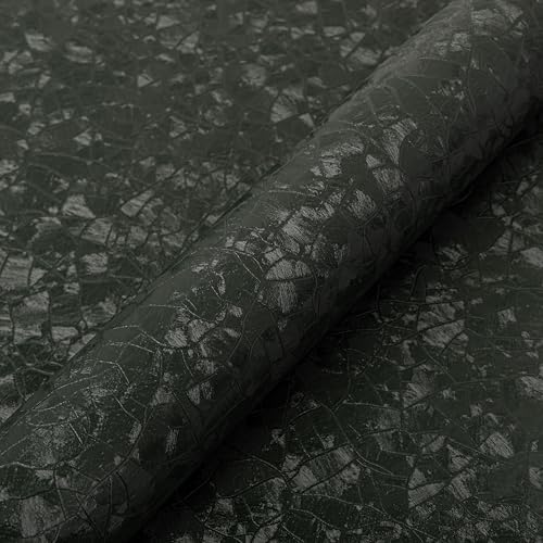 Abyssaly Dark Green Peel and Stick Wallpaper Textured Embossed Wall Paper by Abyssaly