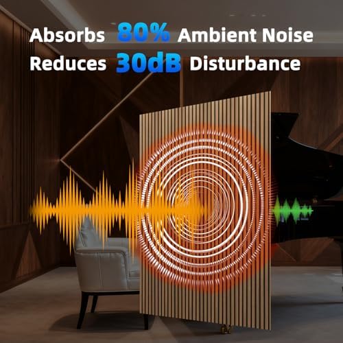 Art3d 94 x 12.6 Inch Acoustic Lightweight Slat Wall Panel - Image 7