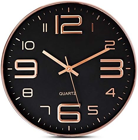Bernhard Products Black Wall Clock by BernhardProducts