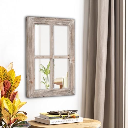 Farmhouse Small Window Mirrors for Wall Decor 11 X 16 Inch - Image 3