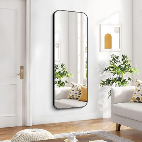 BONEWEI 24x60 inch Bathroom Mirror, Wall Mounted Bathroom Frame Vanity Mirror - Image 2