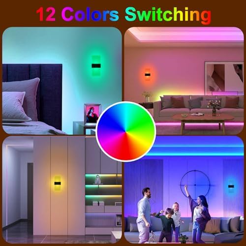 Rechargeable Wall Sconce, LED Wall Lights - Image 3