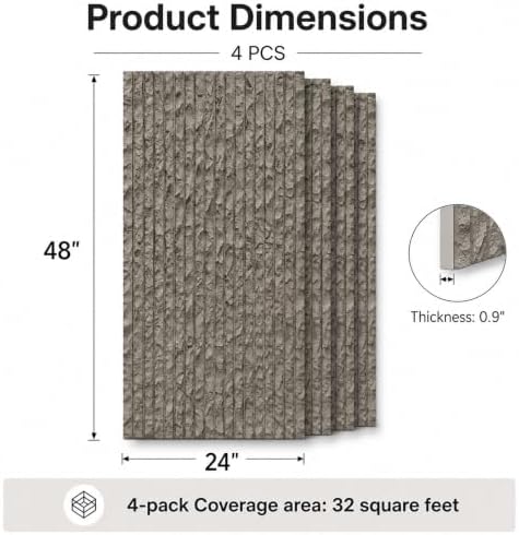 VooBang 3D Nebula Stone Texture PU Wall Panels - Image 2