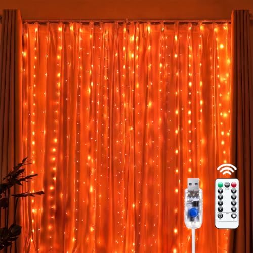 Brightown 300 LED Fairy Curtain Lights, 9.8ft x 9.8ft Curtain String Lights by Brightown