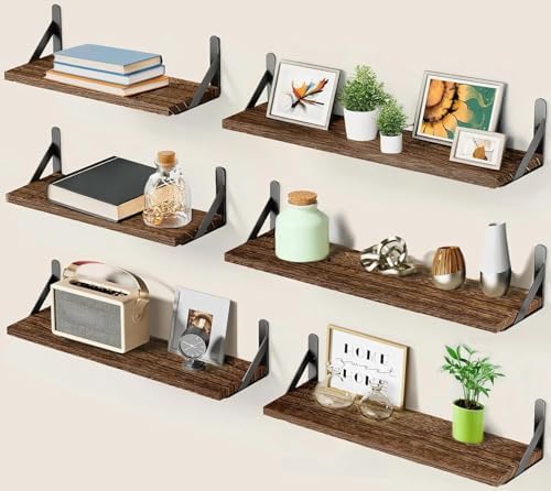 Amada Solid Paulownia Wood Wall Shelves, Large Size by AMADAHOMEFURNISHING