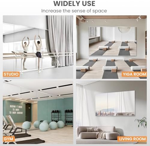 pertetey 48 x 30 in Home Gym Mirror - Image 5