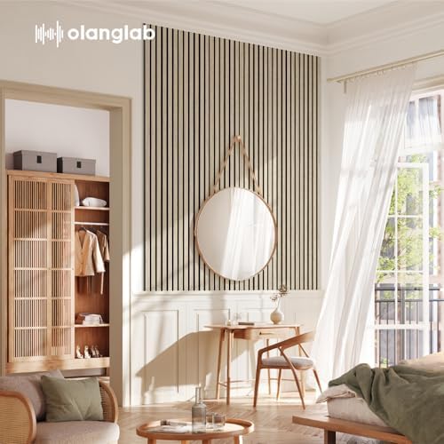 Olanglab Wood Panels for Wall 4Pack 94.5"x12.6" Rustic Oak - Image 6