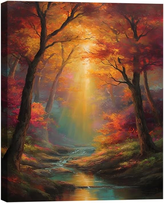 Serene Landscape Canvas Wall Art by Unknown