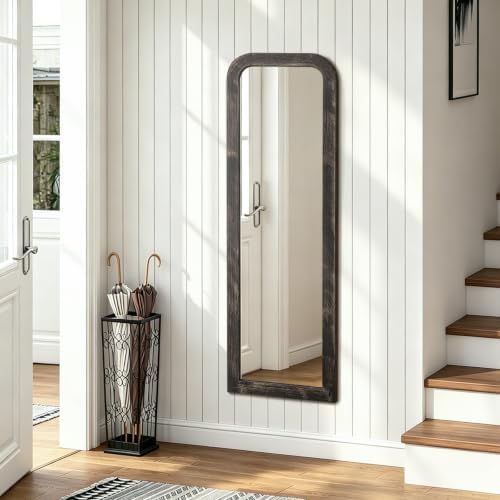 AAZZKANG Hanging Mirror Full Length Large Rectangle Wooden Framed 47"x16" - Image 7