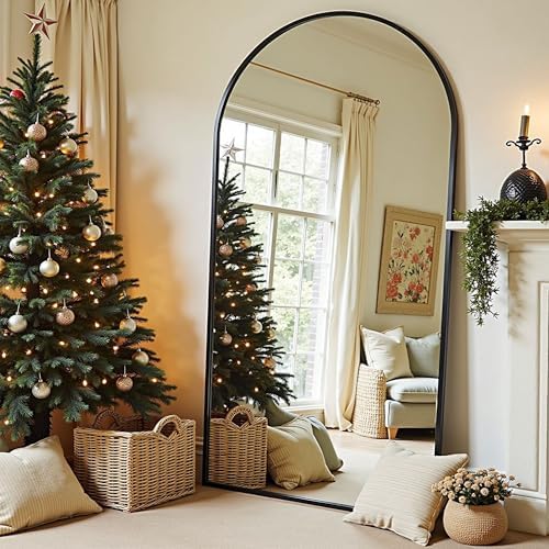 78''x38'' Oversized Full Length Mirrors, Arched Floor Mirror - Image 2