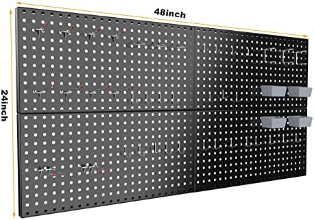 Pegboard Smith 4x2ft Metal Pegboard Kit - Image 2
