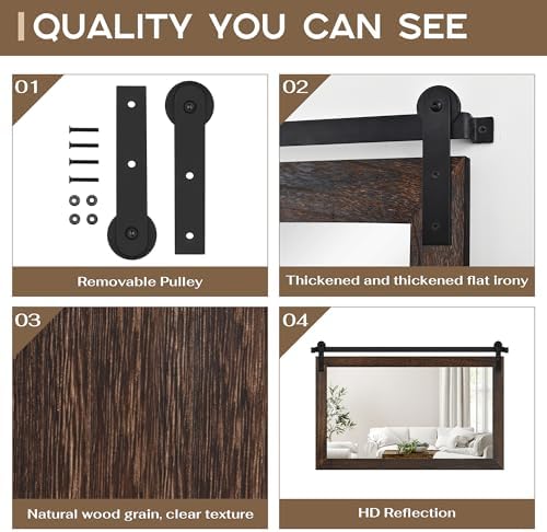 COGOOD Farmhouse Bathroom Mirrors - Image 4