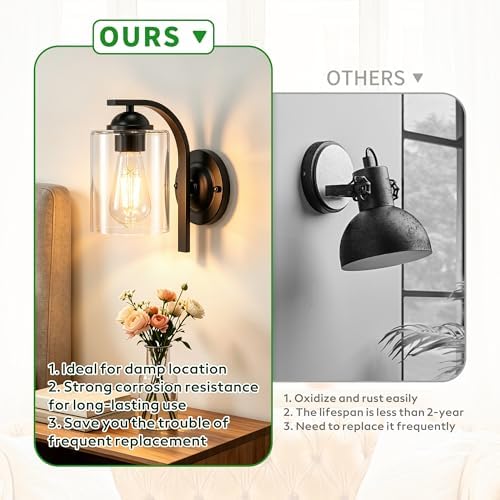 Phaosio Black Wall Sconces Lights - Image 3