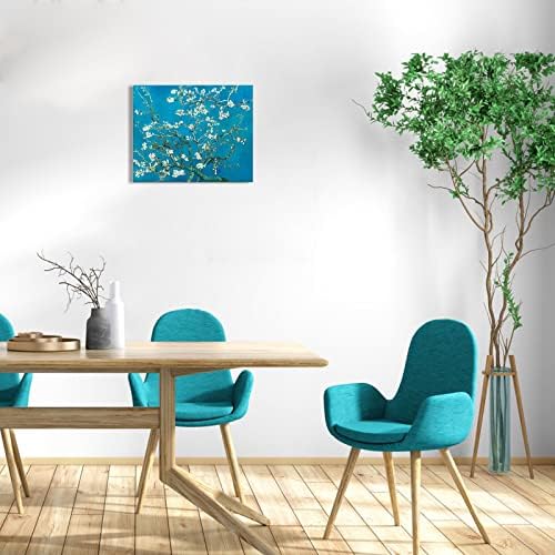 1 KINGO Van Gogh Canvas Wall Art: Almond Blossom Oil Painting Flower Picture - Image 4