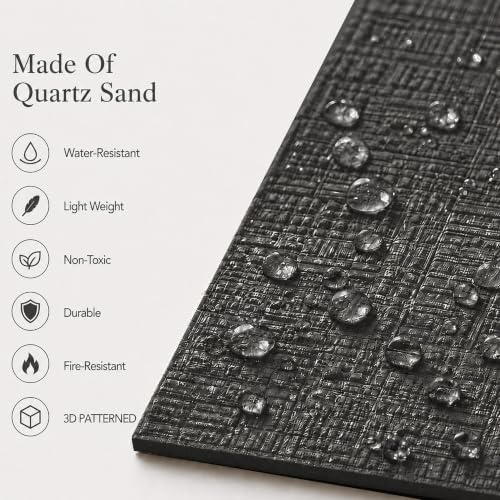 VooBang 8-Pack 3D Wall Panels, Quartz Sand Mixed Material, Bendable & Cut-Free - Image 4