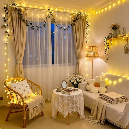 JMEXSUSS 100 LED Globe String Lights Indoor Bedroom, 33ft Classroom Lights - Image 2