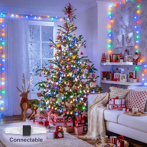 JMEXSUSS Connectable 33ft 100 LED Color Changing String Lights - Image 4