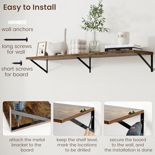 Axeman 12 Inch Deep Floating Shelves - Image 6