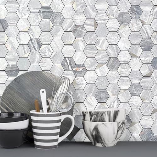 DICOFUN Hexagon Tile Peel and Stick Backsplash - Image 5