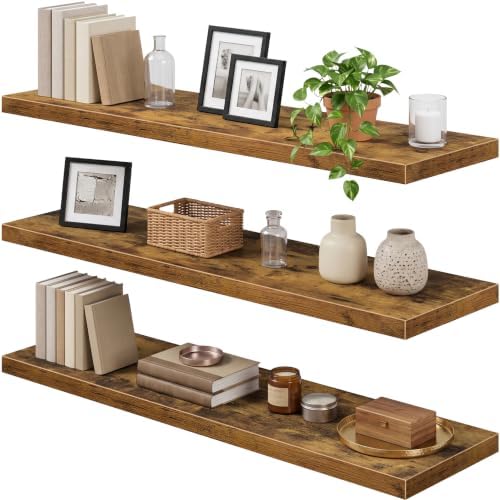 QEEIG 12" Deep Floating Shelves by QEEIG