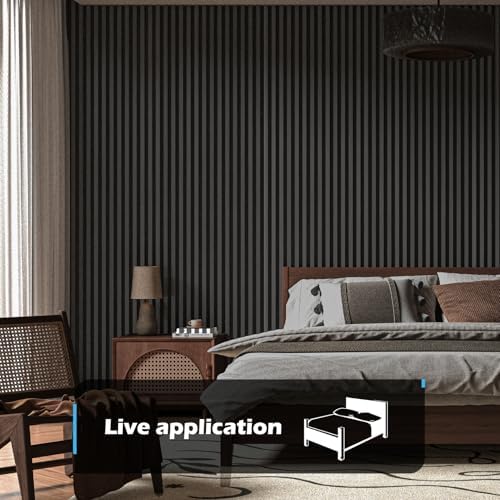 Art3d 48 x 24 in Fluted Soundproof Wood Slat Wall Panel - Image 2