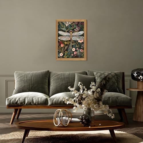 Framed Vintage 3D Textured Wall Art - Image 6