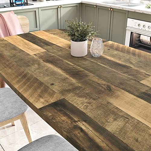 WESTICK Vintage Brown Faux Wood Wallpaper - Image 5
