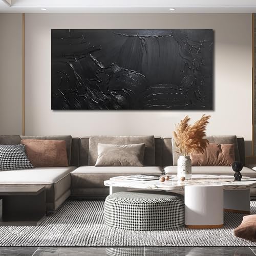 HUBOSKN Abstract Hand Painting Wall Art - Image 4