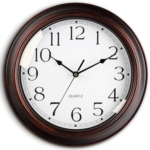 KECYET 12" Wall Clocks Battery Operated Silent by KECYETWALLCLOCK