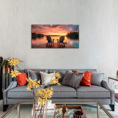 Lasdel Calm Lake Landscape Wall Art - Image 3