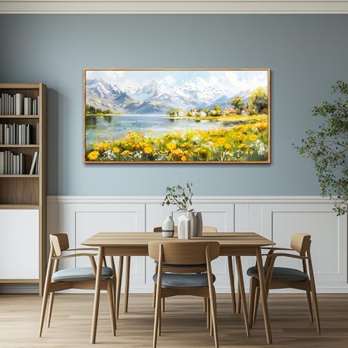 Large Framed Landscape Wall Art - Image 5