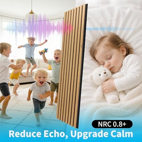 Art3d 94.5 x 12.8 Inch Soundproof Wood Textured Wall Panels - Image 6