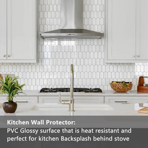 Vamos Tile Long Hexagon Peel and Stick Backsplash Tile - Image 3