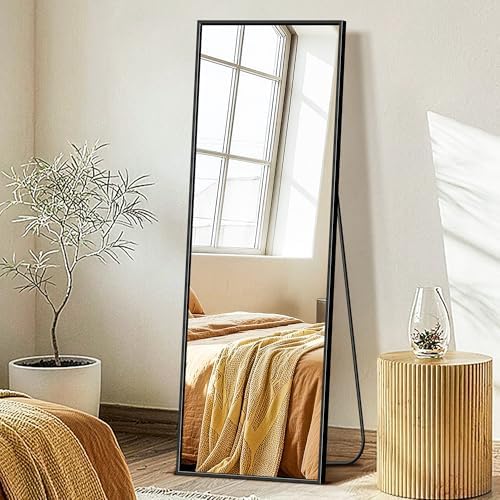 FICTOR Full Length Mirror with Stand, Floor Standing Mirror by FICTOR