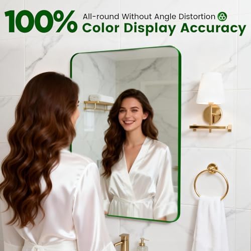 24" x 28" Green Bathroom Mirrors - Image 3