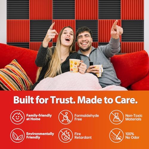 24 Pack Acoustic Panels – Sound Proof Foam Panels - Image 5
