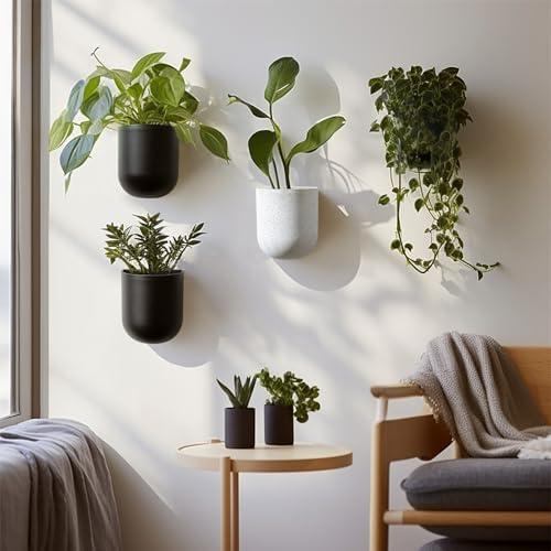 LA JOLIE MUSE Wall Planters for Indoor Plants, Hanging Flower Pots, 2 Pack - Image 7