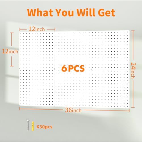 Peg Board, Heavy Duty pegboard Wall Organizer - Image 2