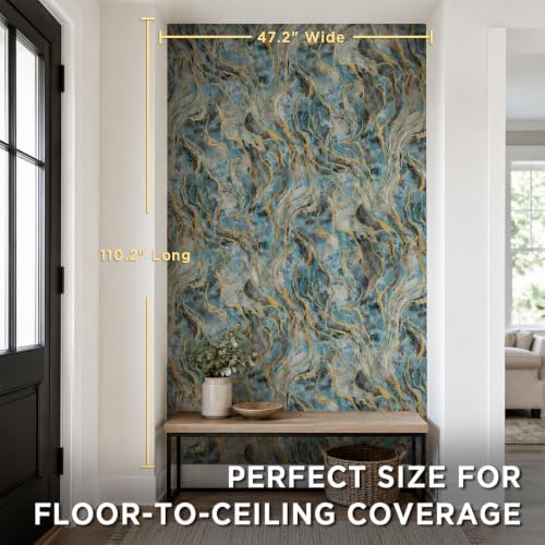 Peel and Stick Foam Wall Mural Roll 47.27" Extra Wide, 9.19 Ft Long - Image 5