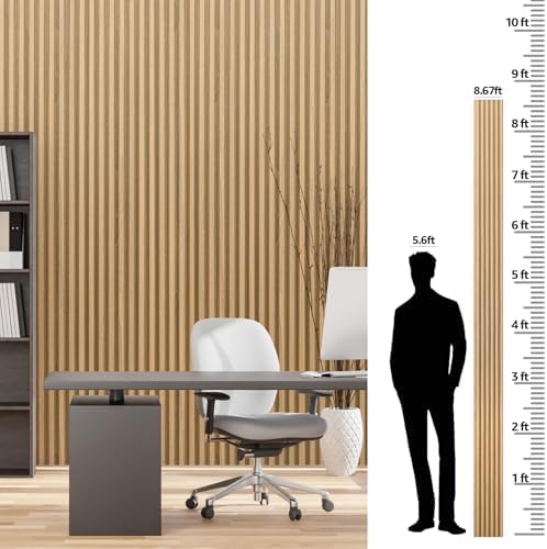 Art3dwallpanels Wood Panels for Wall, 8 Pack Thick Slat Panel - Image 3