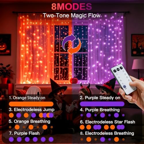 suddus Curtain Lights Outdoor, Curtain Lights - Image 3