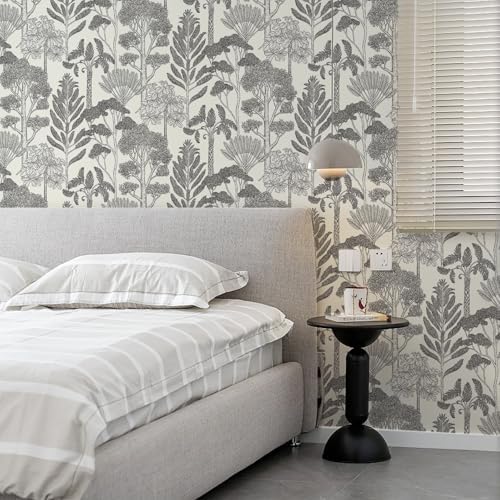 Forest Wallpaper Peel and Stick Vintage Tree Wall Paper197in 17.3in - Image 5