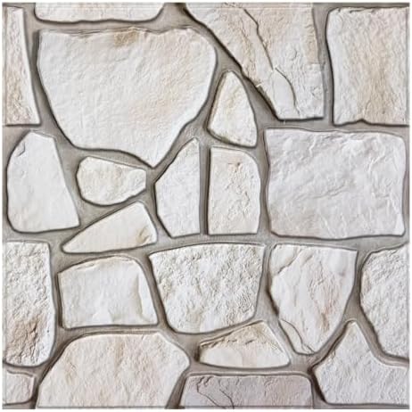 COMSTICKC 3D Peel and Stick Faux Stone Wall Panels by COMSTICKCDECOR