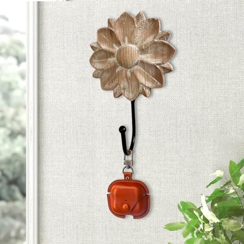 dwellington Flower Towel Hooks Decorative Hooks Hanger - Image 6